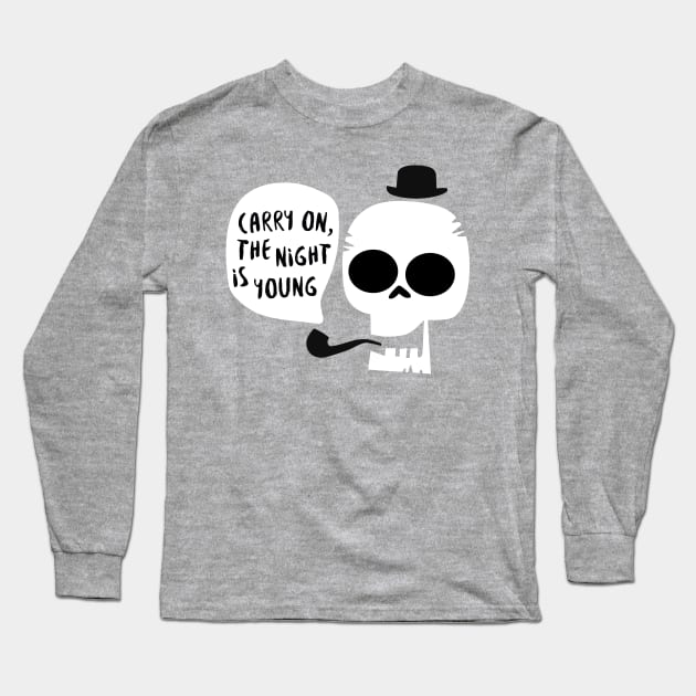 skull Long Sleeve T-Shirt by ByVili